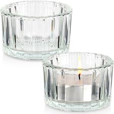 Zdjęcie Świecznik szklany na tealight 5,7 cm 2 szt. - Dolsk
