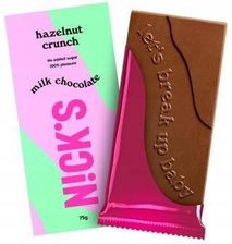 Zdjęcie Nicks N!Ck'S Czekolada Mleczna Z Orzechami Laskowymi 75g - Jelcz-Laskowice