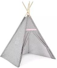 Zdjęcie Koopman Namiot Dla Dzieci Tipi Szary 103x160cm - Łódź