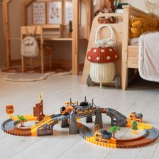 Zdjęcie Woopie Tor Budowlany Zestaw Konstrukcyjny 174 Elementy - Ząbki