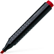 Zdjęcie Faber-Castell Grip Marker Permanentny Czerwony Końcówka Ścięta - Warka