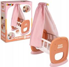 Zdjęcie Smoby Baby Nurse Kołyska Z Baldachimem Dla Lalki 42cm Łóżeczko - Będzin