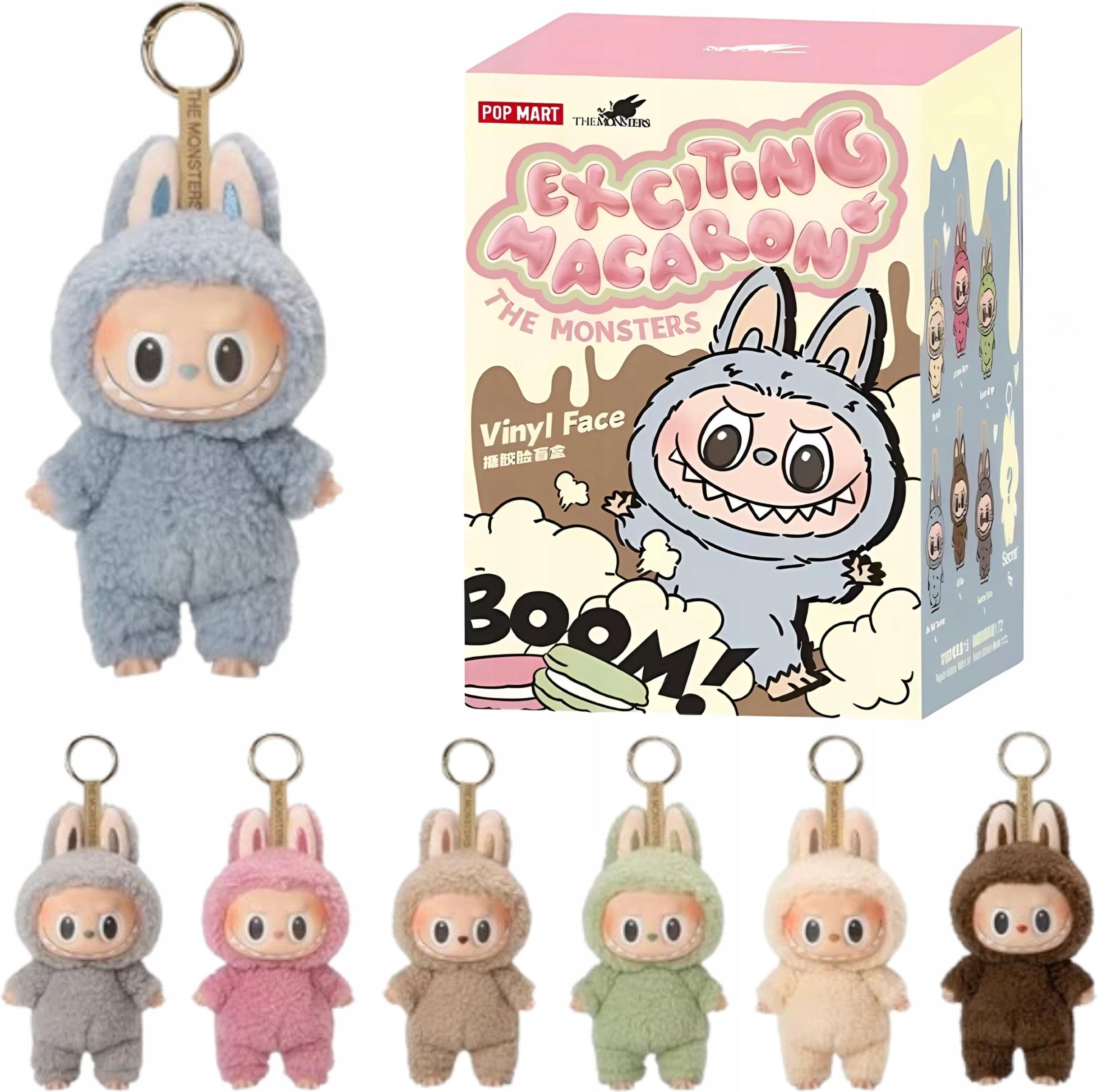Pop Mart Labubu Exciting Macaron The Monsters Brelok Maskotka