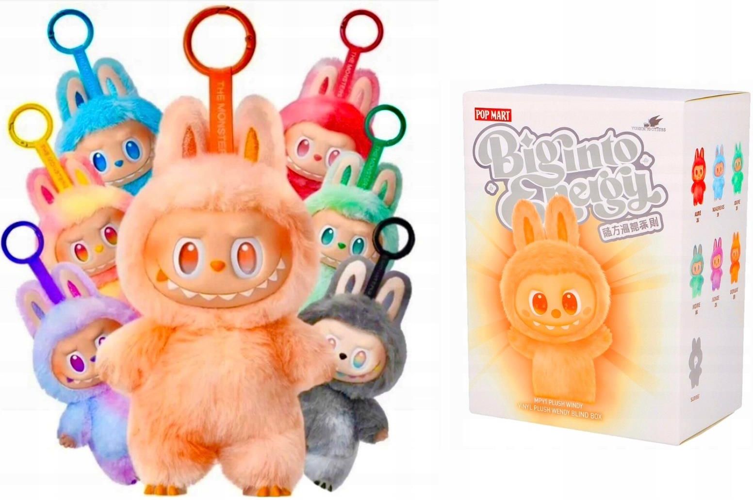 Pop Mart Maskotka Pluszak Brelok Box Niespodzianka Figurka Zabawka