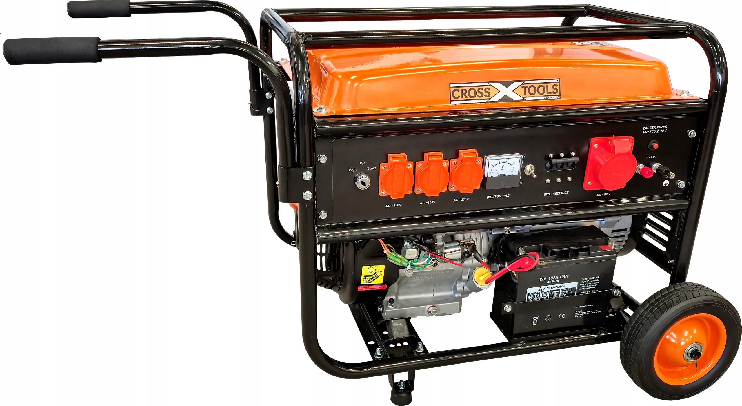 Cross Generator Generator prądu Cross Tools Agregat Prądotwórczy Generator Prądu 7,2Kw ...