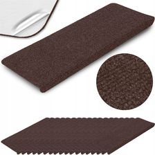 Zdjęcie Nakładki Na Schody Stopnie Dywaniki Brąz Samoprzylepne Antypoślizgowe X15 (331750MG) - Katowice