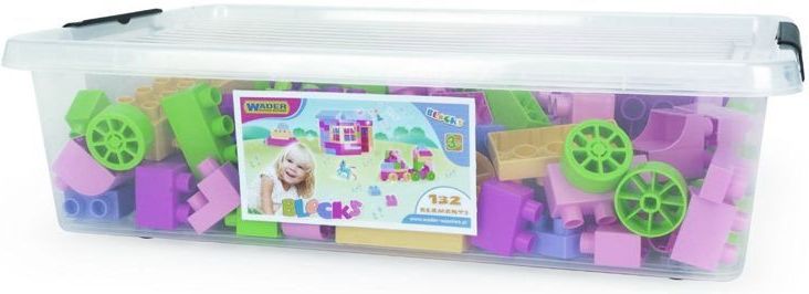 Wader Klocki 132el. W Boxie Z Kółkami 41281 - ceny i opinie - Ceneo.pl