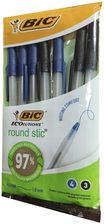 Zdjęcie Bic Round Stic Długopisy 7Szt. Niebieskie + Czarne - Warta