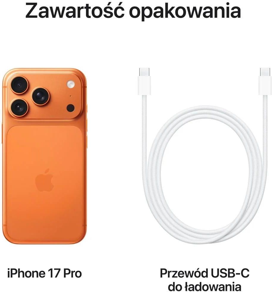 Apple iPhone 17 Pro 256GB Kosmiczny pomarańcz - Cena, opinie