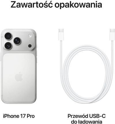 Apple iPhone 17 Pro 256GB Srebrny - Cena, opinie na Ceneo.pl