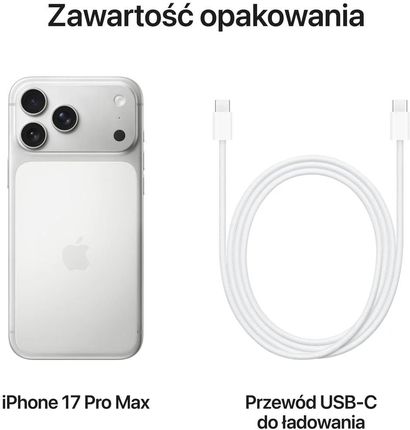 Apple iPhone 17 Pro Max 1TB Srebrny - Cena, opinie na Ceneo.pl