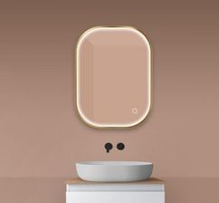 Zdjęcie Oltens Nordlis Lustro Złoty 80x60 (64123810) - Tychy