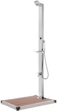 Gravora Prysznic Ogrodowy Ze Stali Nierdzewnej I Wpc Br�zowy 225cm G01124660
