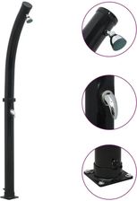 Gravora Prysznic Ogrodowy Solarny Z Regulacj� Temperatury 214cm Czarny 20L G02171683