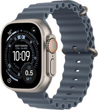 Zdjęcie Apple Watch Ultra 3 GPS + Cellular 49mm tytan naturalny pasek Ocean marynarski granat (MEWH4QPA) - Mielec