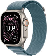 Zdjęcie Apple Watch Ultra 3 GPS + Cellular 49mm tytan naturalny opaska Alpine jasnoniebieska M (MEWM4QPA) - Piechowice