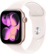 Apple Watch Series 11 GPS 42mm aluminium różowe złoto pasek sportowy łagodny róż S/M (MEU04MPA)