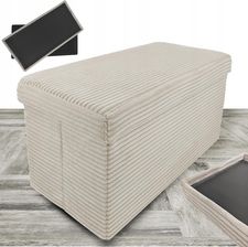 Pufa Schowkiem Siedzisko Tapicerowana Otwierana Lampas Duo Taupe (60183338)