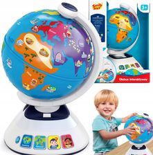Zdjęcie Smily Play Edukacyjny Globus Interaktywny Podświetlany Gra Muzyka Quiz Dla Dzieci 3+ - Śrem