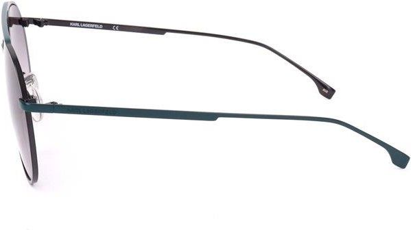 Lunettes De Soleil Karl Lagerfeld KL305S 509 - Monture Matte Ruthenium - Taille 58/16/145 - Homme - Neuf étiqueté