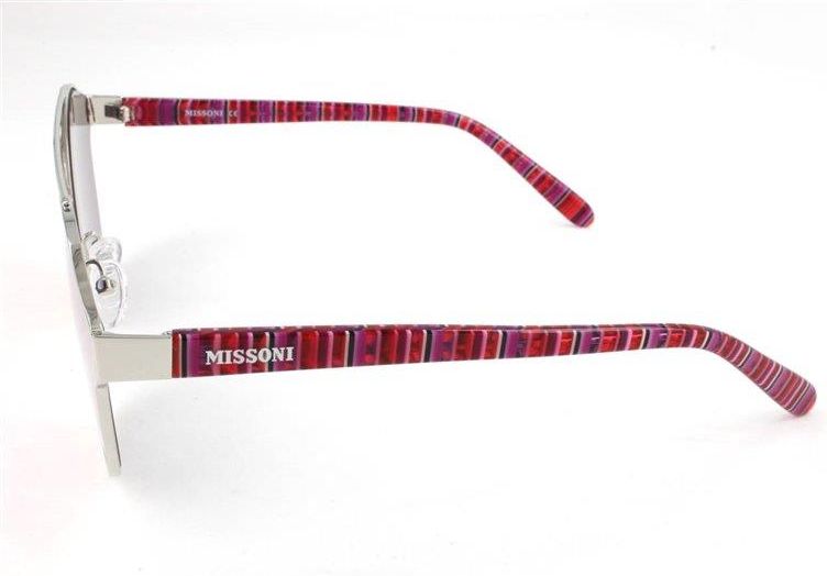 Missoni Occhiali Da Sole Unisex Modello Mis 0129/s – Colore Fuchsia/Haven (2TM/3X) – Lenti 53mm Con Custodia
