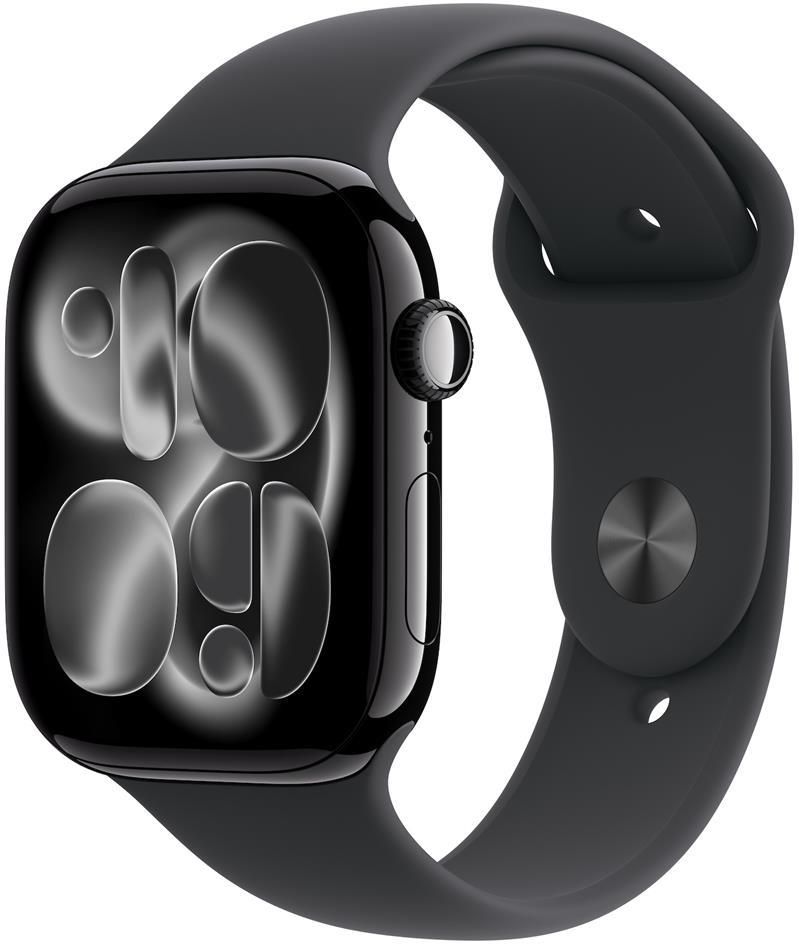 Apple Watch Series 11 GPS 42mm Aluminium Onyks S/M – zdjęcie produktu z Ceneo