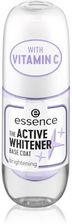 Zdjęcie Essence THE ACTIVE WHITENER Base Coat Brightening Baza do lakieru do paznokci 8ml Transparent - Wiązów