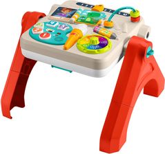 Zdjęcie Fisher-Price „Ucz się i śmiej!” Stoliczek edukacyjny – Sztaluga 4 w 1 Edukacyjny stolik dla dzieci Wersja wielojęzykowa JGW88 - Łęczyca