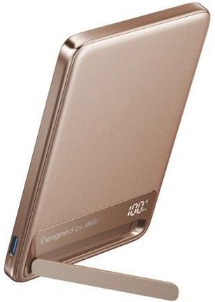 Iniu Powerbank Indukcyjny Magpro Slim 5000 Mah 20W Beżowy
