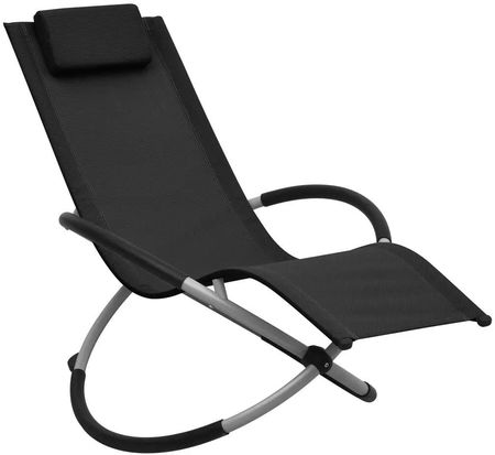 Gravora Leżak Ogrodowy Dla Dzieci Czarny/Szary 60,5x121 59,5cm G0899738