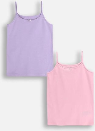 Podkoszulek dziewczęcy wielokolorowy 2 pack