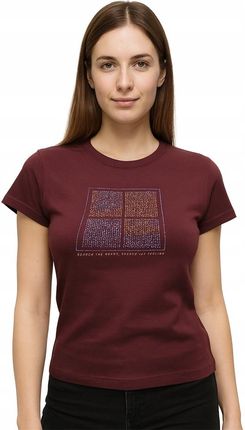 KOSZULKA MŁODZIEŻOWA KR. RĘKAW BORDO S TOP SECRET