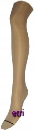 RAJSTOPY DAMSKIE 15DEN STRETCH ECRU 5 EBO