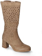 Zdjęcie Kozaki M.Daszyński SA156-10A Brązowe zamsz - Tykocin