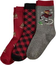 Zdjęcie Zestaw 3 par wysokich skarpet dziecięcych Polo Ralph Lauren - Olesno