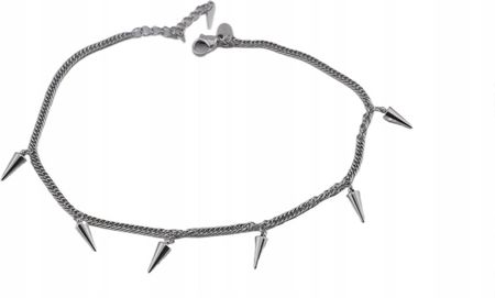 Blueberry Bransoletka Srebrna Na Nogę Ze Stożkami Stal Szlachetna 316L