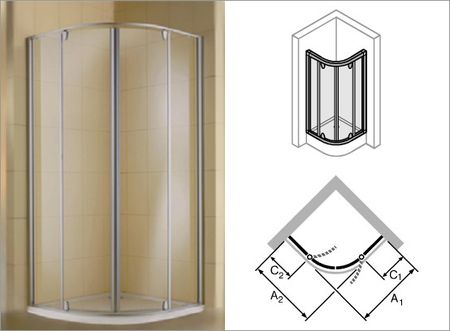 Huppe 501 Classics 1/4 koła. 1000x900 (503890)