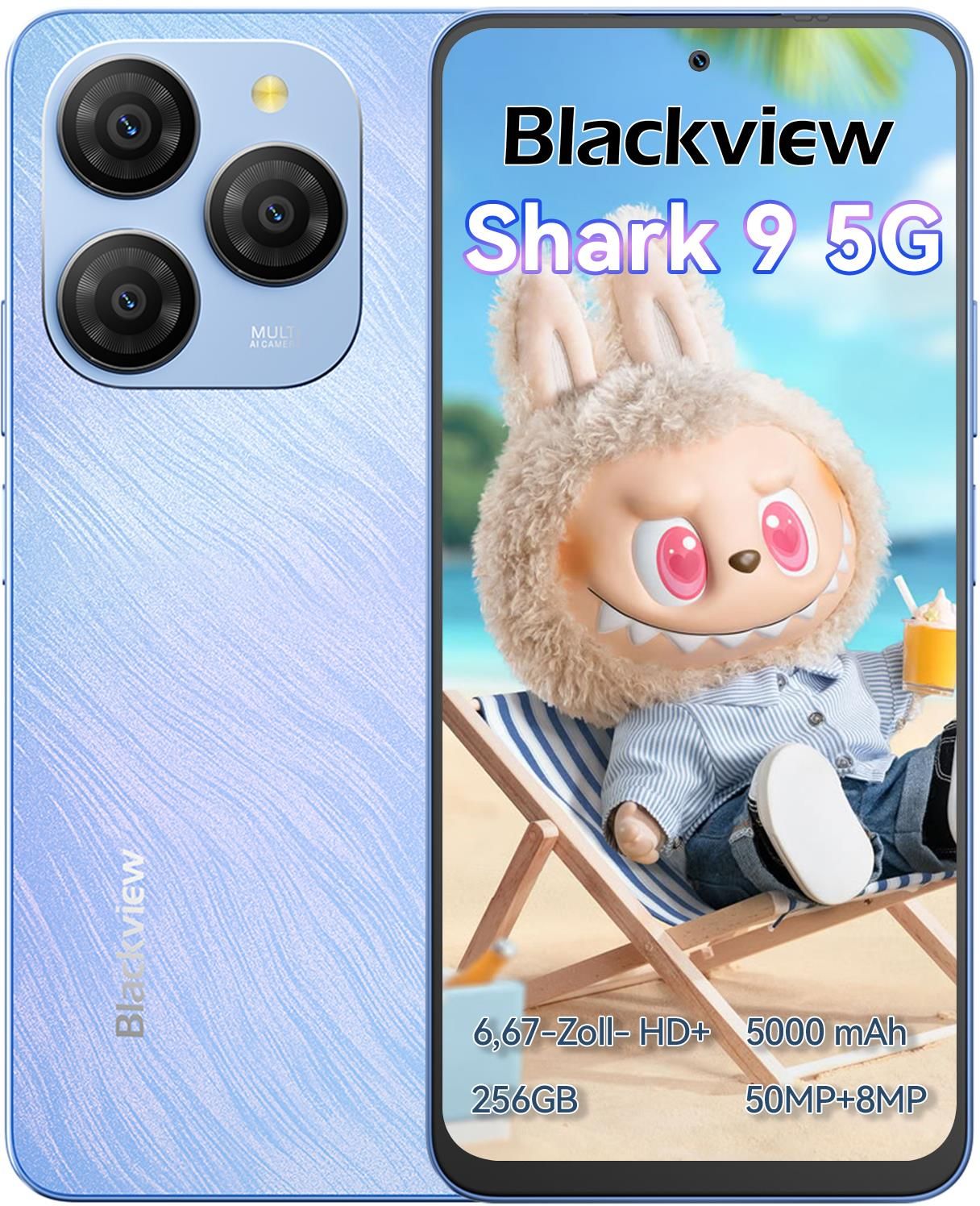 Blackview Shark 9 8/256GB Niebieski - Cena, opinie na Ceneo.pl
