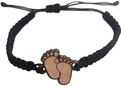 Zdjęcie Koszulkowy.Pl Stópki - drewniana bransoletka z grawerem - Mikołów