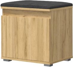 Zdjęcie Meblowa 1 Szafka Na Buty Z Siedziskiem Singapur 50 Dąb Craft/Szara (M1NEVA501PDABCRAFTSZARY) - Pyrzyce