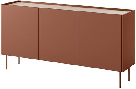 Bogart Komoda Desin 170 Z 4 Szufladami Czerwony Ceglany Dąb Nagano szer. 40cm (B_148975)