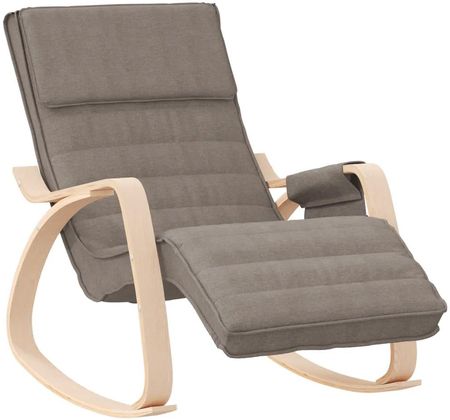 Gravora Fotel Bujany z Litego Drewna Brzozowego Taupe 67x80x88cm (G02101111)