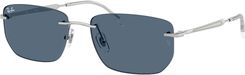 Zdjęcie OKULARY RAY-BAN® RB 3768 003/80 56 ROZMIAR M - Niemodlin