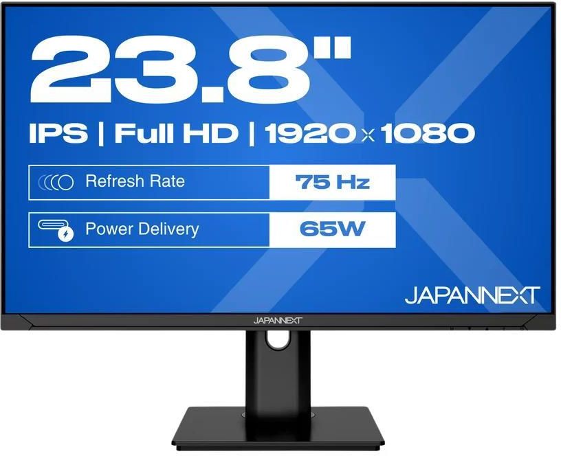 japannext 23.8インチモニター ips238f-h-c65w ヤマダデンキ限定】JAPANNEXT 23.8インチ IPSパネル搭載 フルHD
