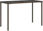 Stół ogrodowy Gravora Brązowy Z Szklanym Blatem 115x54 74cm G0279253
