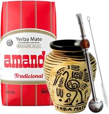 Zdjęcie Zestaw Yerba Mate Amanda Elaborada Tradicional + Matero Bombilla - Sułkowice