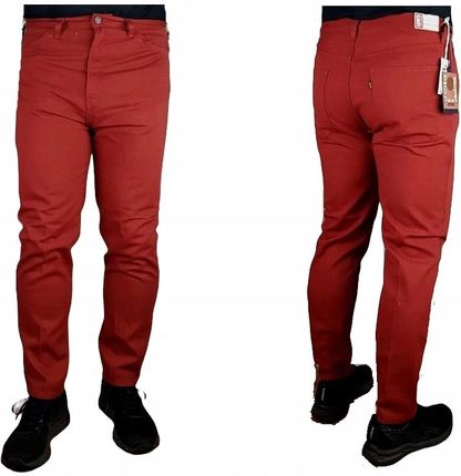 Levi'S -Vintage Clothing Oryginalne Spodnie Męskie Levis Ciemnorude W30/L30