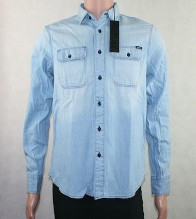Replay Męska Koszula Jeansowa M4033.000 Regular Blue Jeans Orygin. S