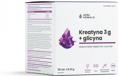 Zdjęcie Aura Herbals Kreatyna 3 g + glicyna, 30 sasz. - Drezdenko