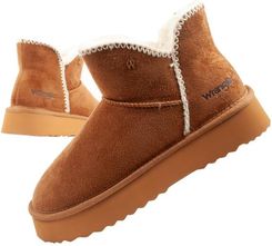 Zdjęcie Wrangler Elsa buty zimowe botki za kostkę ocieplane wygodne modne brązowe - Piechowice